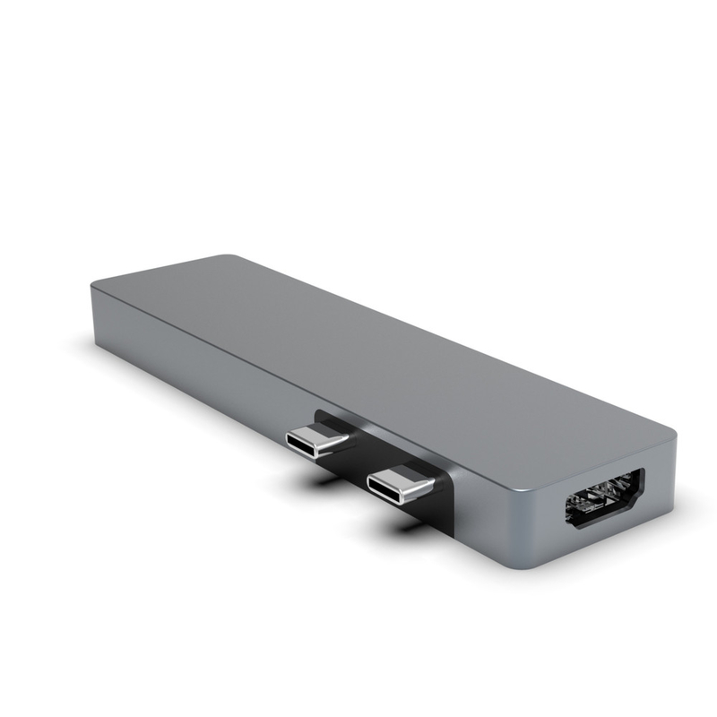 USB-C Hub 7-in-2 tương thích với Thunderbolt 3 cổng USB C 4K HDMI cho Mackbook MacBook Pro