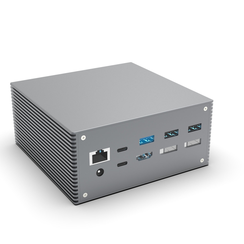 15 In 1 Dual USB C Docking Station 4k 60hz Type C SD 104Mb RJ45 1000M USB 3.0 Cho Máy tính xách tay