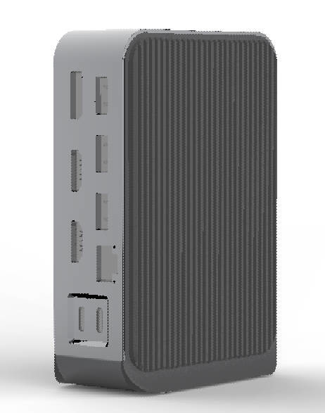 16-In-1 Thunderbolt Displaylink Dock USB Docking Station Đường chiếu kép cho MacBook & Windows