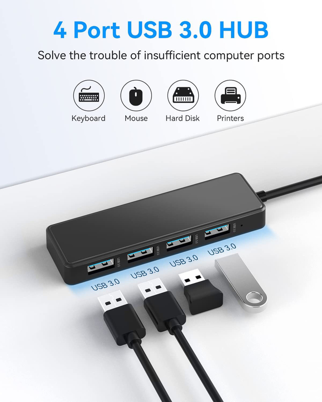 Hub USB 3.0 Hdmi USB 3.0/2.0 Type C Adapter Với tốc độ truyền dữ liệu 10Gbps 1080P