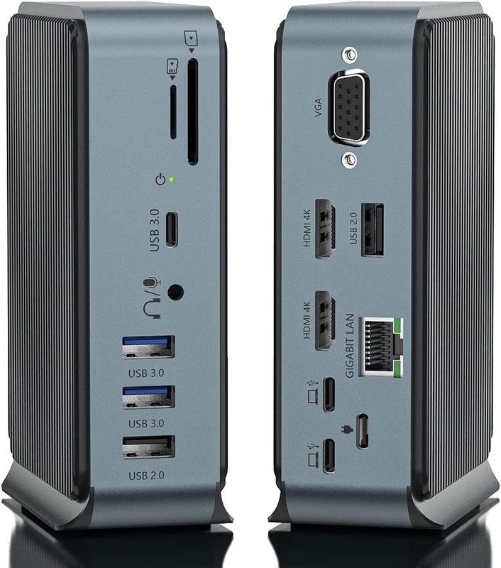 Hdmi đến USB C Docking Station 100w Tối đa hóa tiềm năng làm việc với Type-C Pd2.0