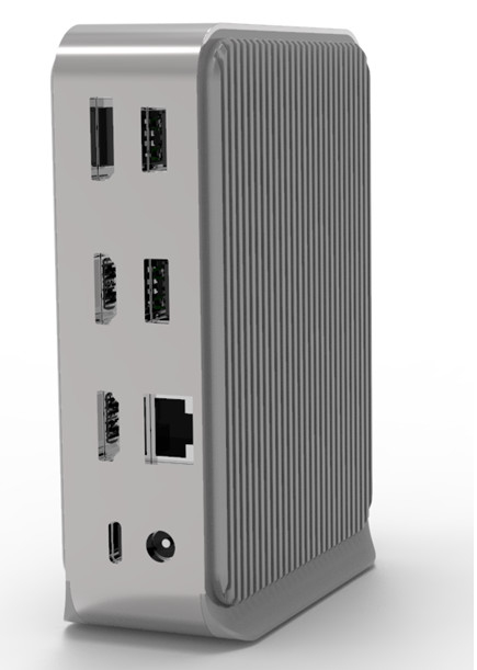 14-Port USB-C Docking Station 65w Chromebook Chứng nhận màn hình 4K ba lần 3.5mm Audio Jack Cho máy tính xách tay