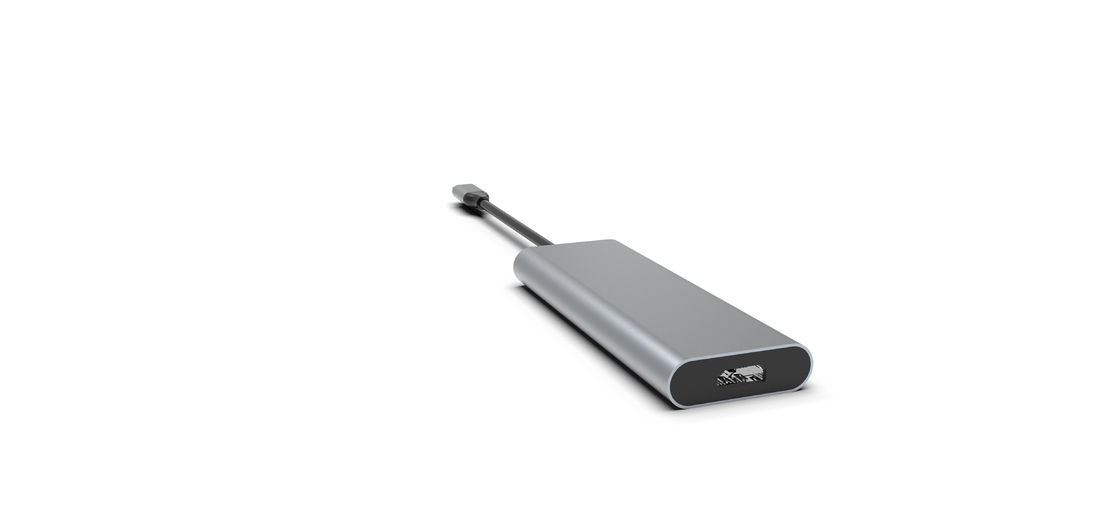 Type C USB C Adapter Multiport Adapter Hub với Ethernet 4K HDMI 3 cổng USB 3.0 100W PD tương thích