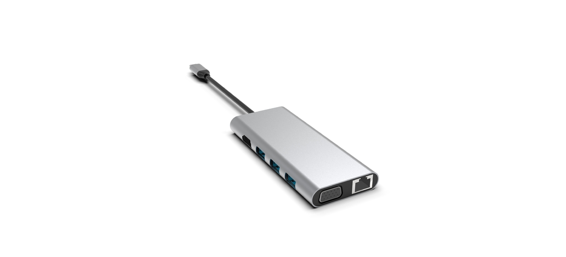 Macbook Usb A Adapter cho Macbook Air 5 In 1 Multi Ports 4K Usb Type C Slim 3.0