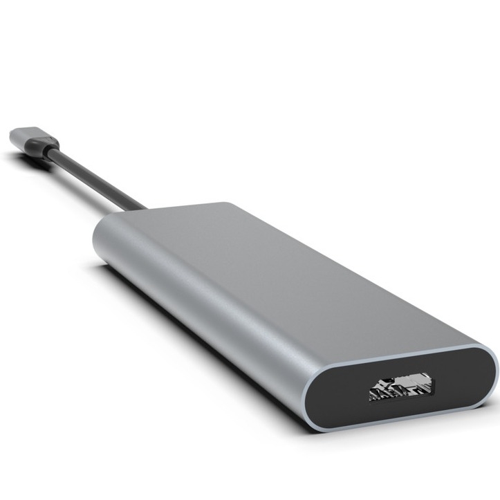 High Speed USB-C Hub adapter với USB 3.0 HDMI PD sạc Logo tùy chỉnh Có sẵn cho