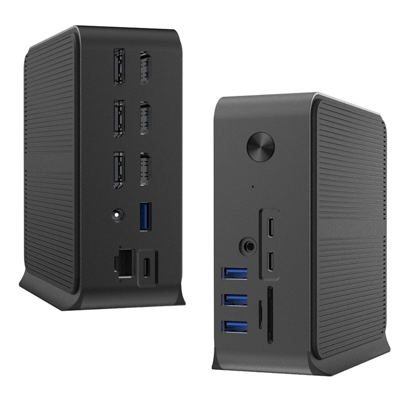 12 trong 1 USB C HUB Docking Station với nhiều cổng USB C USB Type C 4K RJ45 VGA USB Hubs Adapter