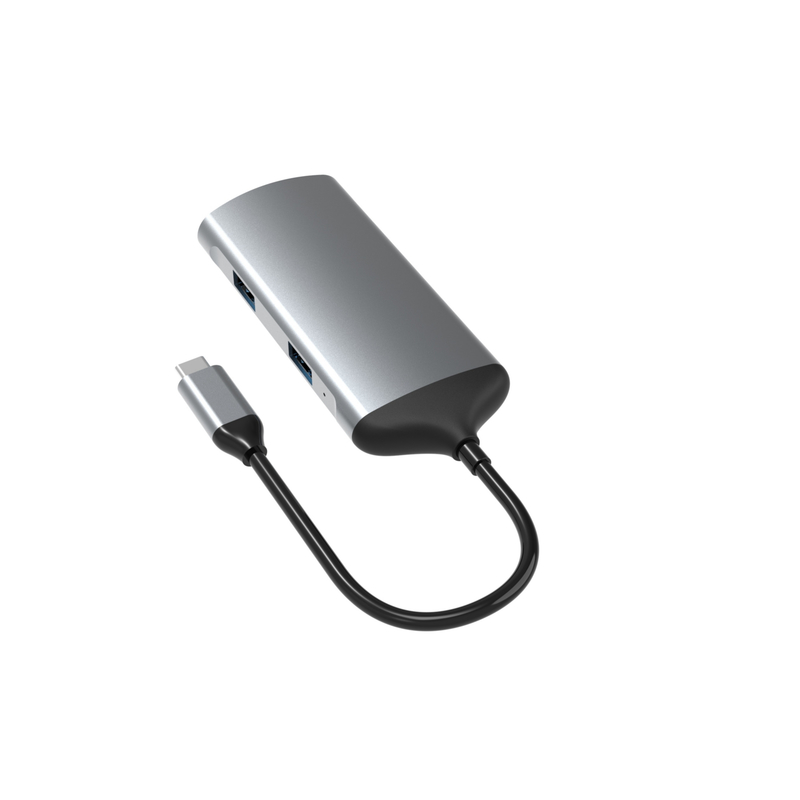 9 trong 1 DisplayLink Docking Station Usb C với cổng âm thanh cho máy tính xách tay