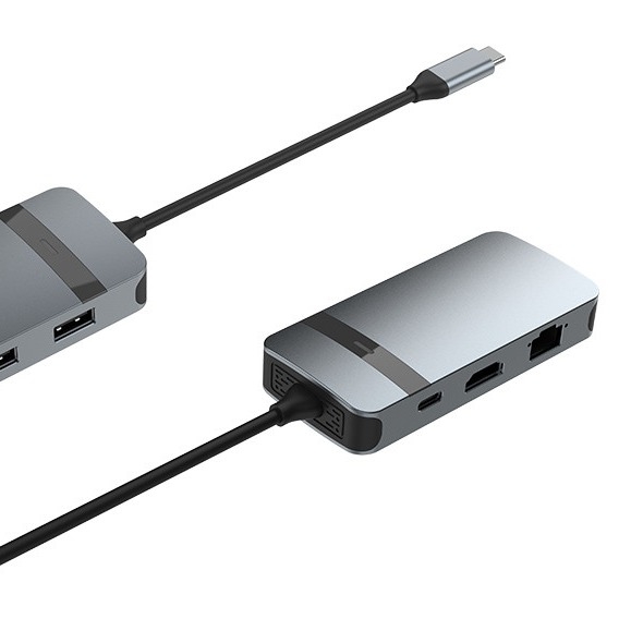 4 trong 1HDMI USB UP Usb C Adapter cho máy tính xách tay tăng cường kết nối âm thanh