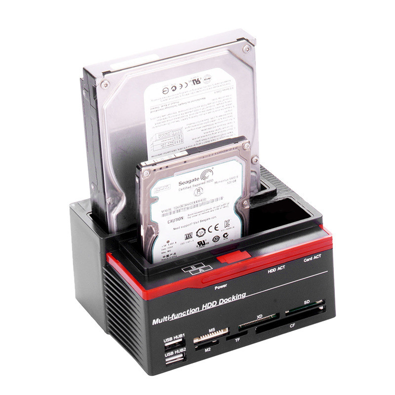 NVMe M.2 Duplicator Dual-Bay Offline Clone USB C To NVME Docking Station Cho ổ cứng M2 SSD M Key