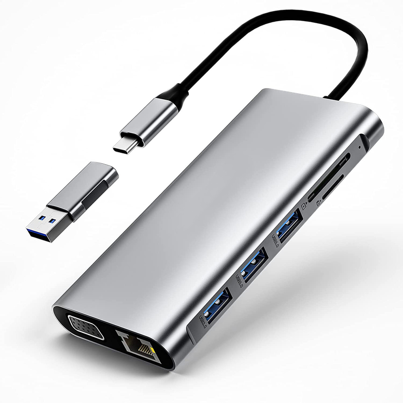 USB 3.0 Hub Extension Type A Male To Female Data Cord với nguồn điện USB C Hub Extra Long