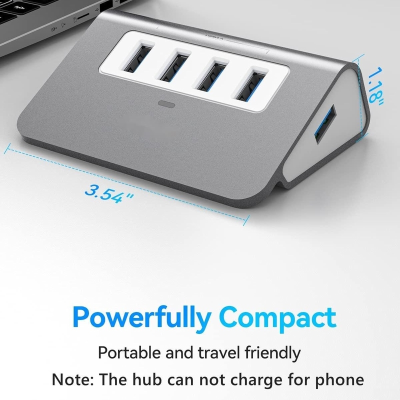 10 cổng USB C Hub Portable USB C Hub Type C đến 4 cổng USB A cho máy tính bảng