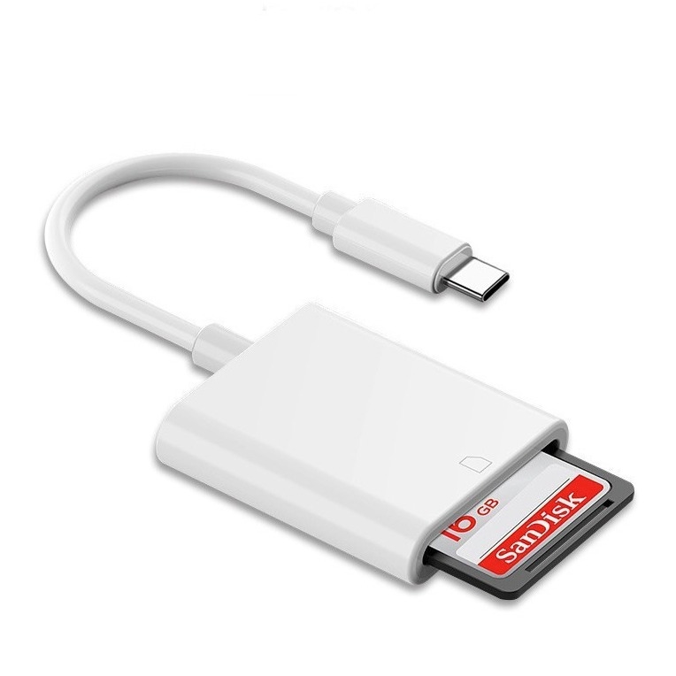 Apple USB bên ngoài C để đọc thẻ SD loại C Card Camera Reader Reader Adapter thẻ nhớ