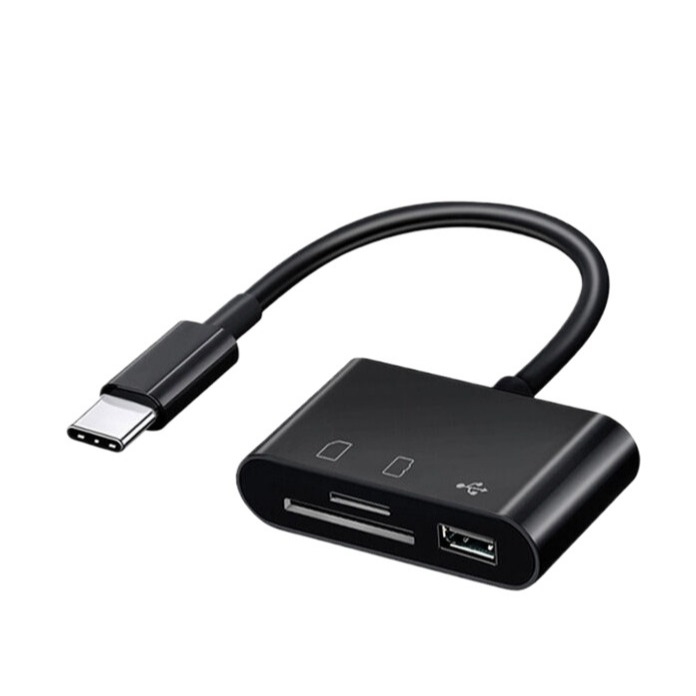 Máy đọc thẻ nhớ cho máy tính Android Điện thoại Adapter máy ảnh USB Plug And Play Adapter thẻ SD iPad