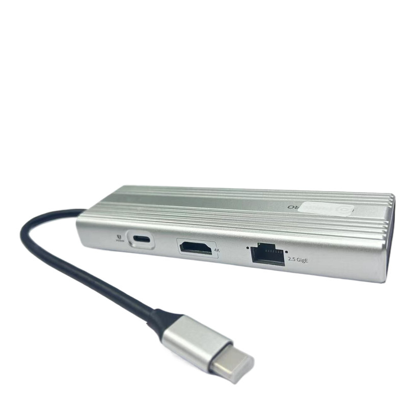 5 cổng 5 trong 1 USB C Hub Docking Station USB-C đến HDMI USB A 3.0 PD 100W
