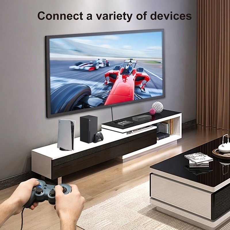 8K HDMI Switch 3 In 1 Out Hỗ trợ 3 HDMI Input 8K 60Hz 4K 120Hz Công nghệ tiên tiến