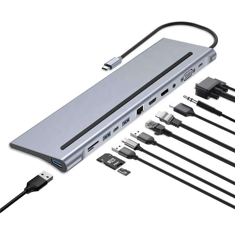 Giao diện USB C đa chức năng Cờ loại C với bộ điều hợp TF SD OEM / ODM chấp nhận được