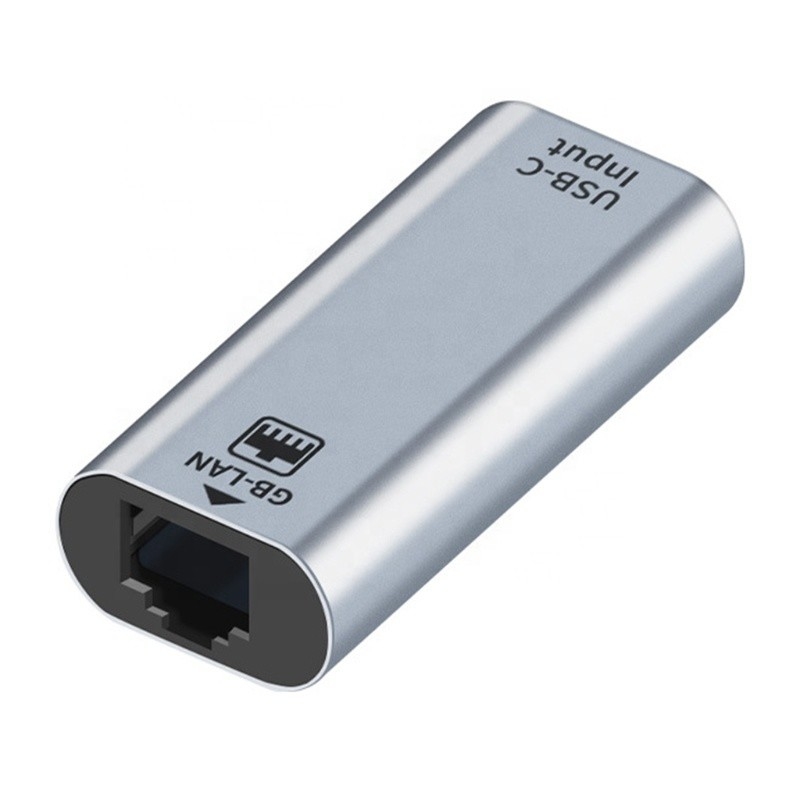 USB C Phụ nữ đến cổng Ethernet Adapter 10/100/1000 Mbps Tốc độ cho kết nối mạng nhanh