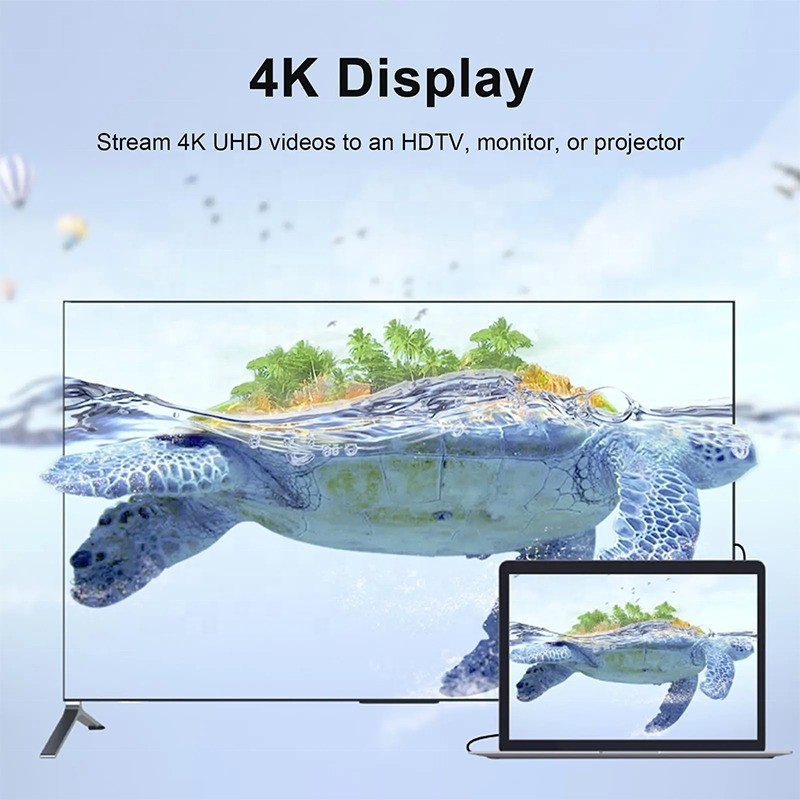 USB C Type C 4K 30Hz HDMI USB 3.0 TF SD Adapter Hub Docking Station cho Macbook Pro