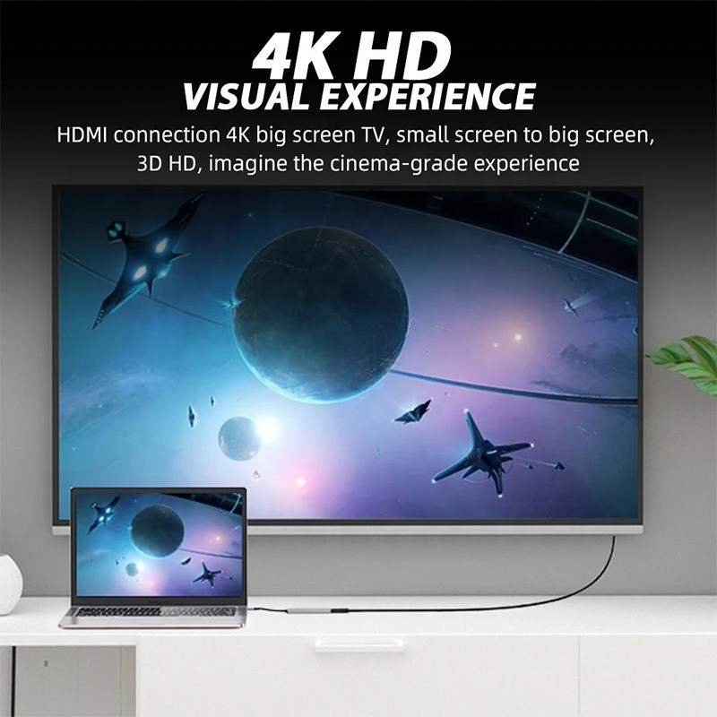 USB 3.1 Docking Station Hub với 4K HDMI USB3.0 TF SD Card Reader và sạc PD 87W