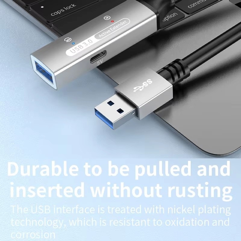 USB 3.0 Hub Extension Type A Male To Female Data Cord với nguồn điện USB C Hub Extra Long