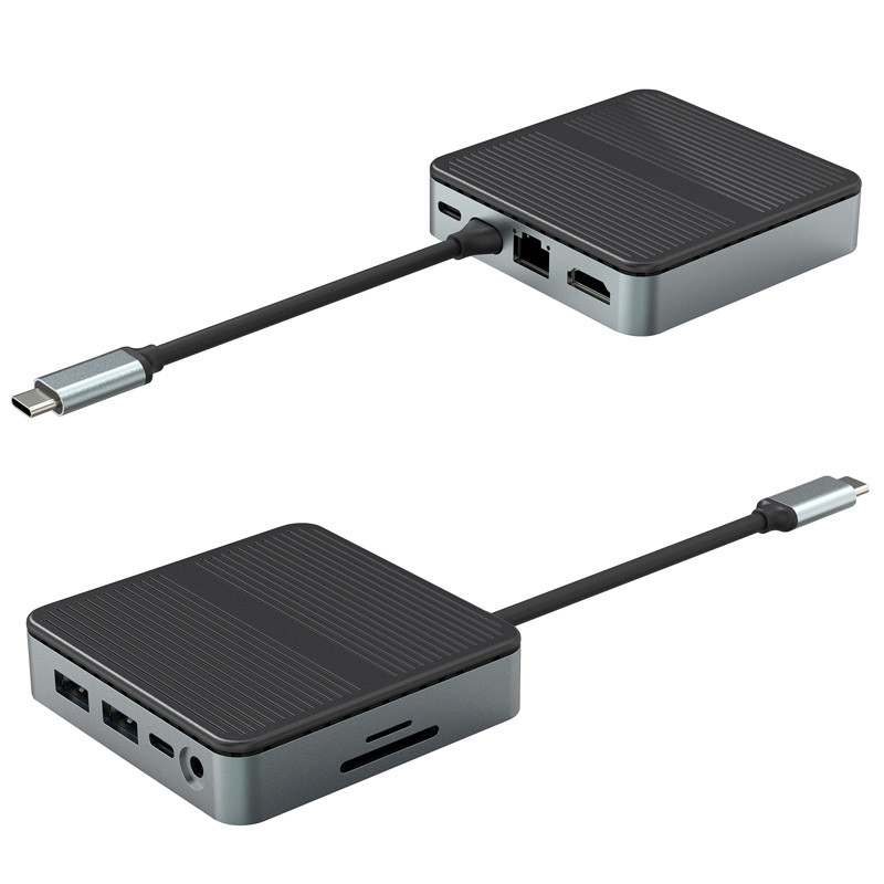 9 trong 1 Di chuyển dữ liệu tốc độ nhanh USB 3.0 Port Hub Type C Port To HDMI Adapter