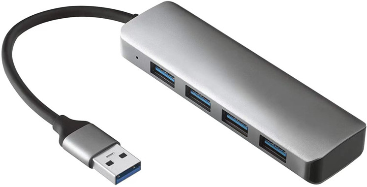 USB 3.0 đến 6 cổng USB Hub và 1000Mbps Ethernet Adapter cho sự tương thích nam-nữ