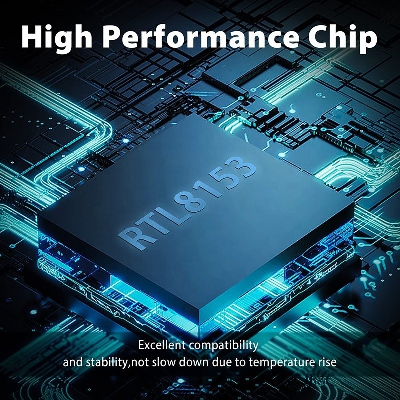 USB C Type-C đến RJ45 Ethernet Gigabit Lan Adapter cho máy tính xách tay có nhu cầu cao