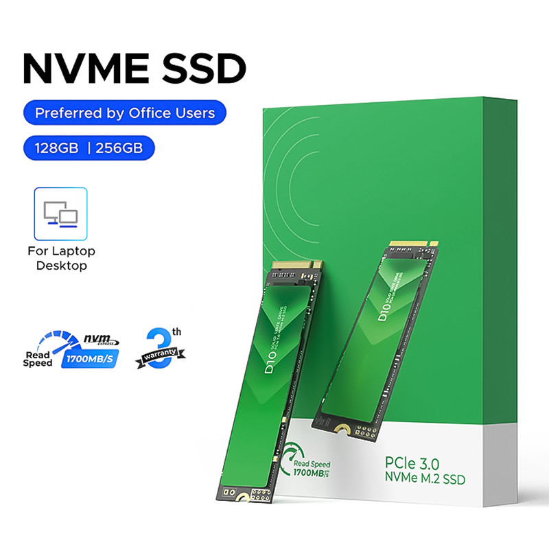 High Speed PCIe 3.0 Interface M.2 SSD với dung lượng 128GB và bộ điều khiển SATA 6Gb/s