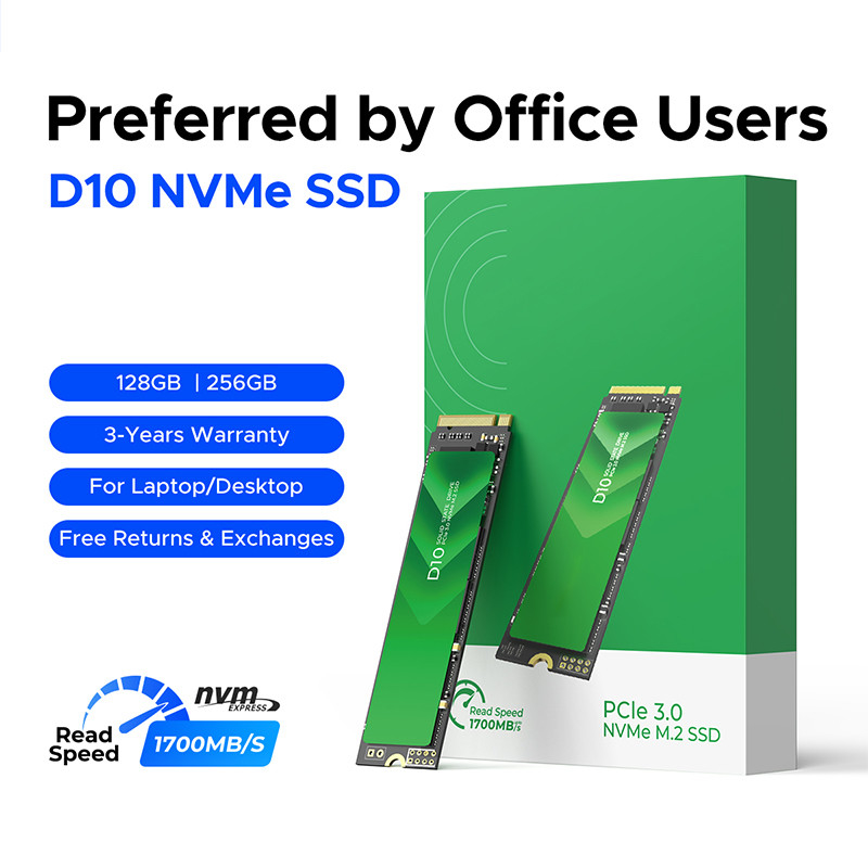 High Speed PCIe 3.0 Interface M.2 SSD với dung lượng 128GB và bộ điều khiển SATA 6Gb/s