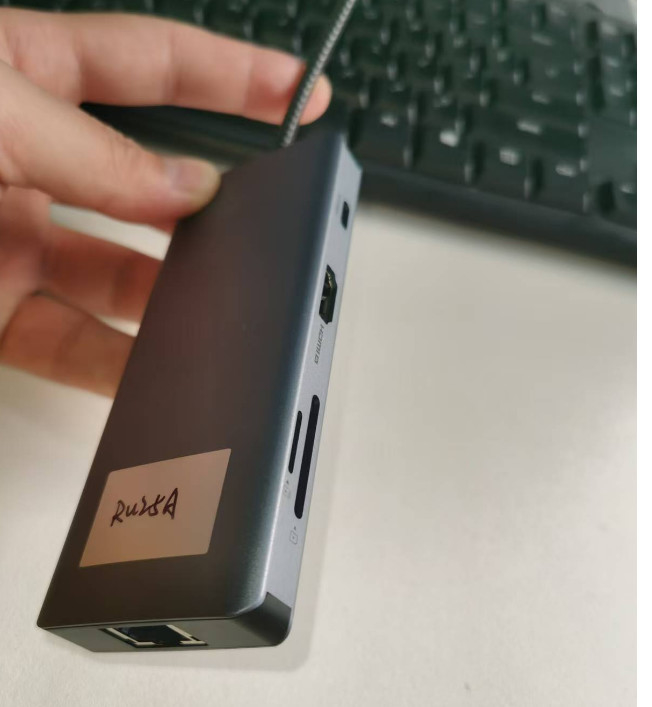 13 trong 1 USB C Hub Docking Station màn hình kép màn hình ba với âm thanh