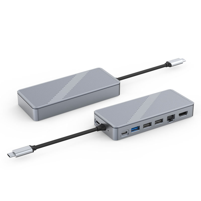 Trạm Kết Nối USB-C USB 3.0 Ethernet 1G HDMI 4K cho Thiết Bị USB C Tương Thích