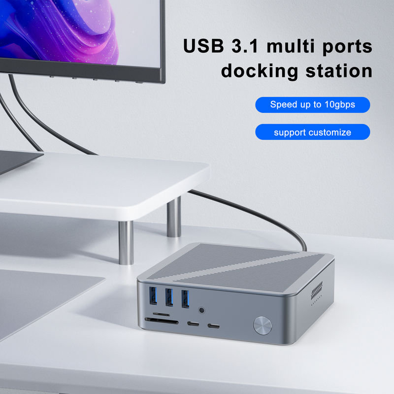 Trạm đậu USB-C máy tính để bàn HDMI Cổng hiển thị độ phân giải 4K USB C 3.1 Cho máy tính xách tay