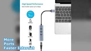 USB Ethernet Hub Internet nhanh hơn và nhiều cổng hơn